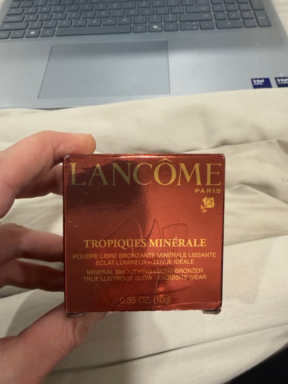 Lancôme Tropiques Minérale Mineral Bronzer - Metallic Copper/Gold Packaging
